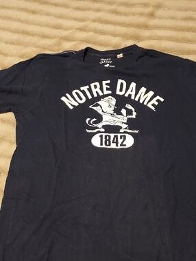 Notre Dame 1842 Navy Short Sleeve Tee